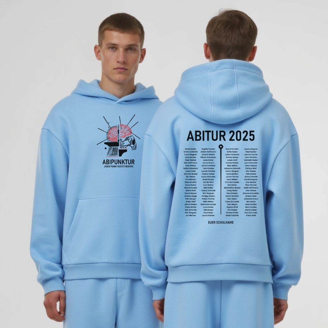 ABIPUNKTUR #2 | shirtival - Abschluss Pullover - Abipulli- Abschlusspulli - Abimotto 2025 - Abschlussmotto - Abschluss Hoodie