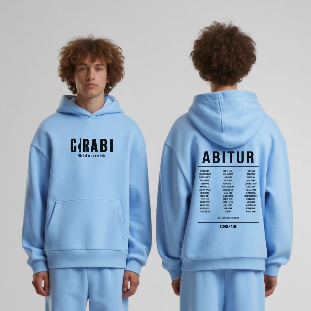 GIRABI #3 | shirtival - Abschluss Pullover - Abipulli- Abschlusspulli - Abimotto 2025 - Abschlussmotto - Abschluss Hoodie