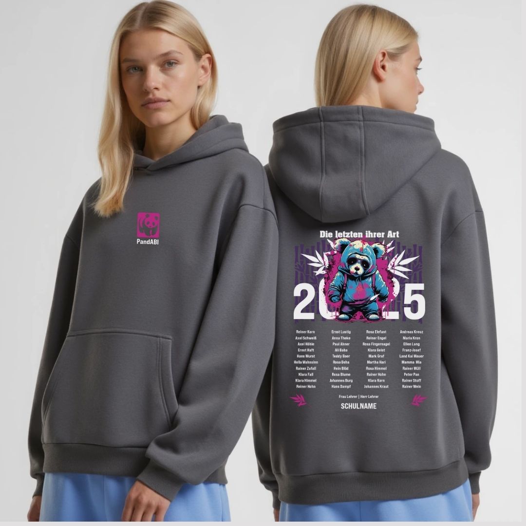 PANDABI #1 | shirtival - Abschluss Pullover - Abipulli- Abschlusspulli - Abimotto 2025 - Abschlussmotto - Abschluss Hoodie