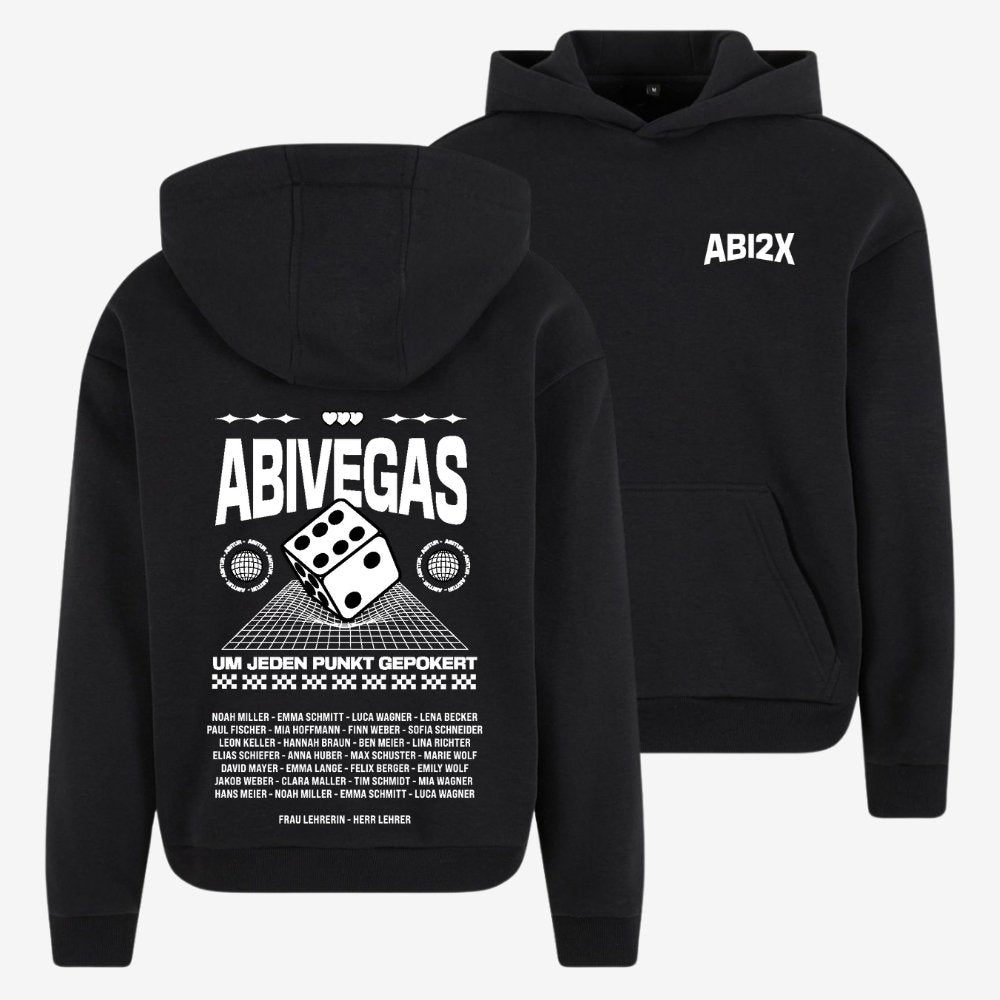 AbiVegas - 13 Jahre Glücksspiel: Das Perfekte Motto für Euren Abipullover - shirtival