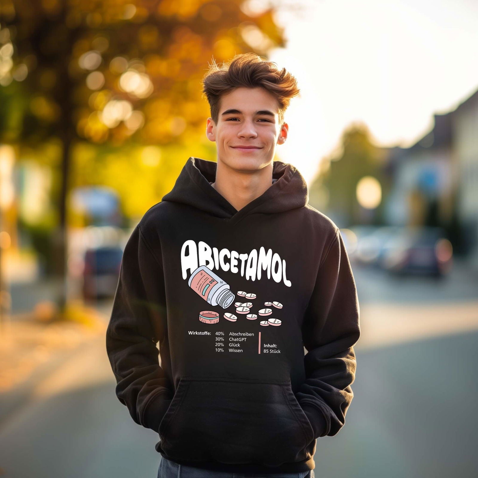 Abicetamol - shirtival - Abschluss Pullover - Abipulli - Abschlusspulli - Abimotto - Abschlussmotto