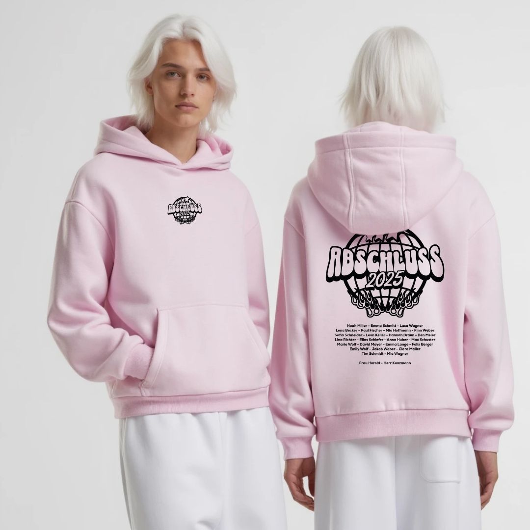 AK GLOBAL #3 | shirtival - Abschluss Pullover - Abipulli- Abschlusspulli - Abimotto 2025 - Abschlussmotto - Abschluss Hoodie