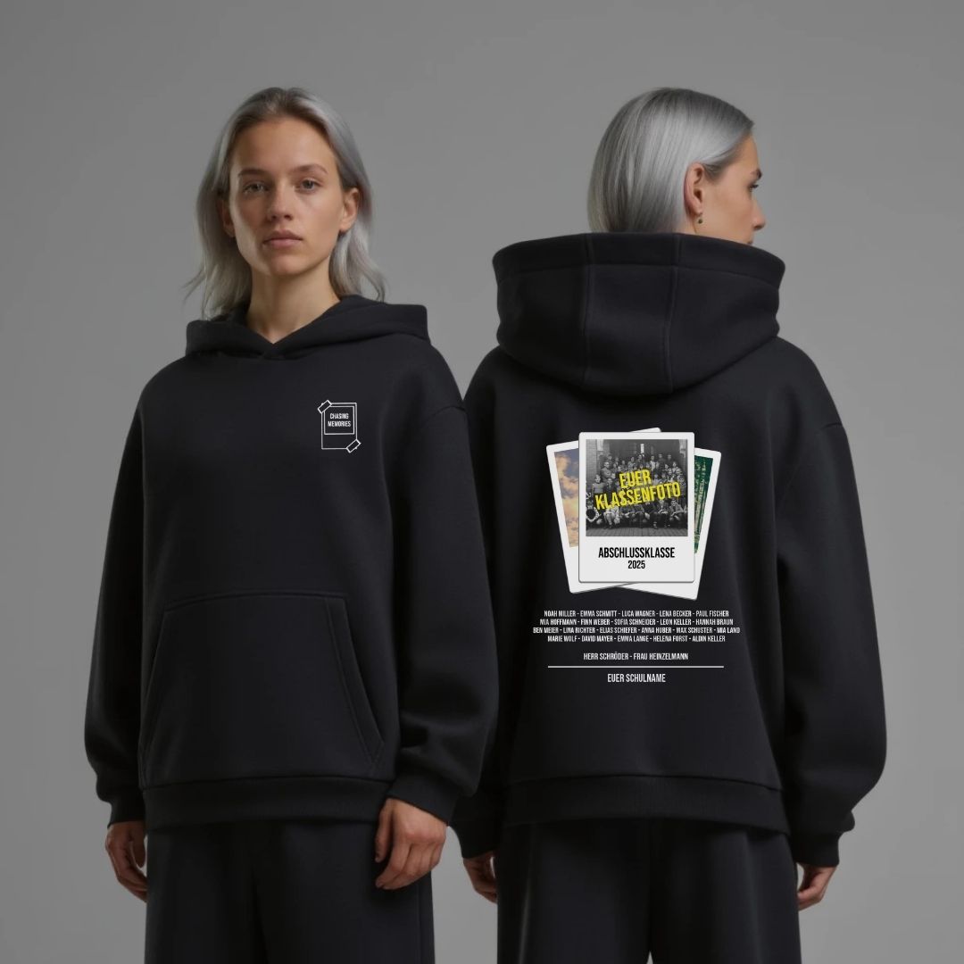 AK CHASING MEMORIES #1 | shirtival - Abschluss Pullover - Abipulli- Abschlusspulli - Abimotto 2025 - Abschlussmotto - Abschluss Hoodie