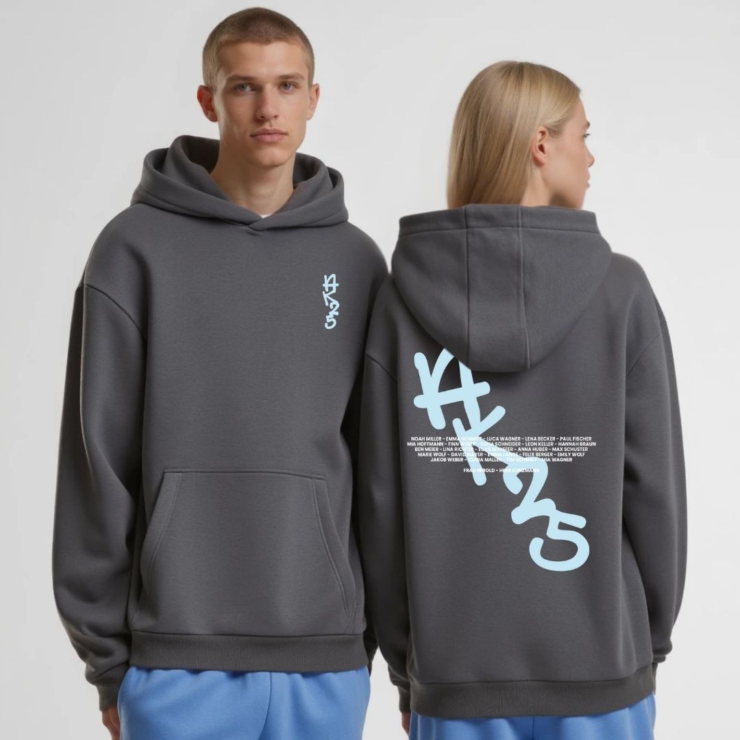 AK NUMBERS #1.1 | shirtival - Abschluss Pullover - Abipulli- Abschlusspulli - Abimotto 2025 - Abschlussmotto - Abschluss Hoodie