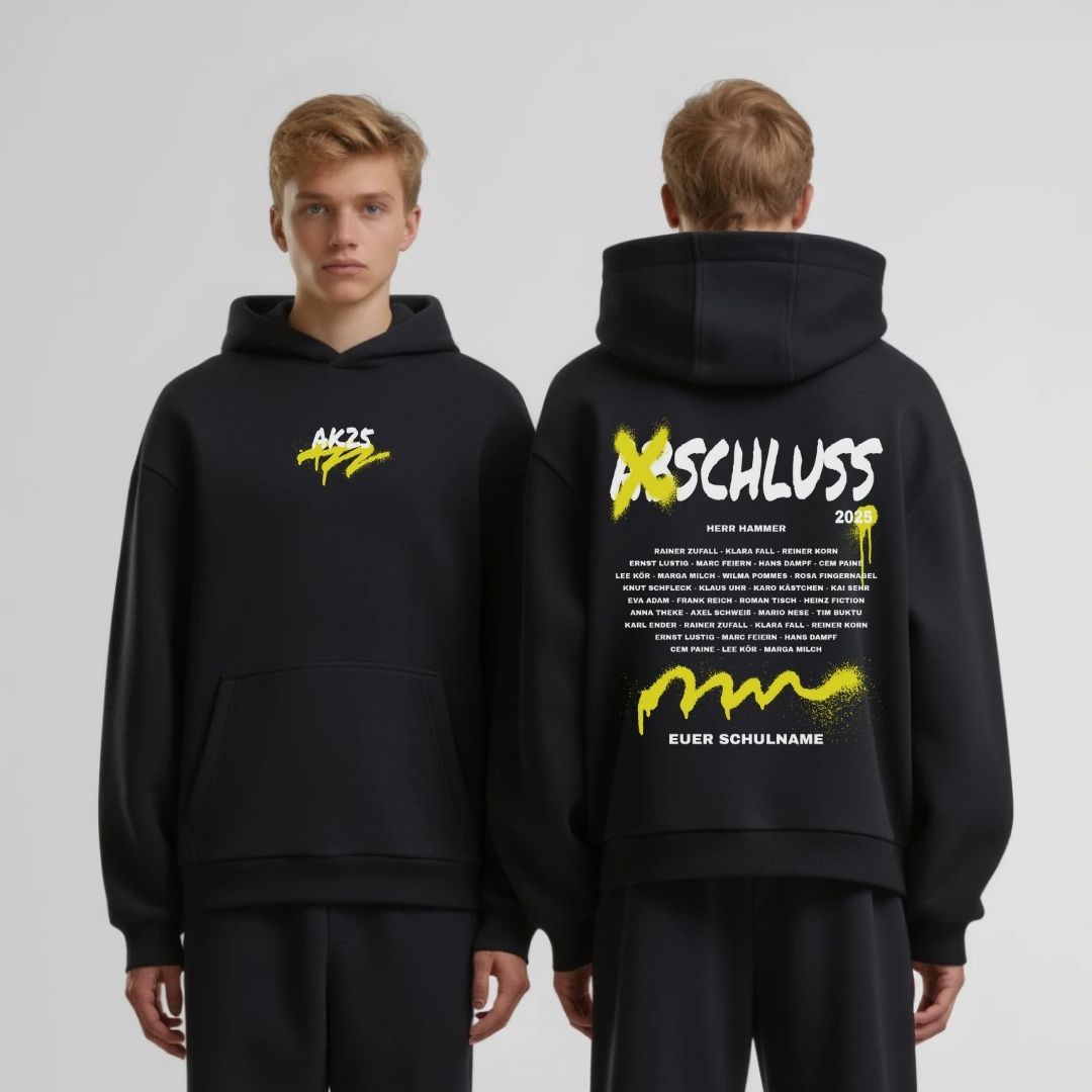 AK GRAFFITI #1 | shirtival - Abschluss Pullover - Abipulli- Abschlusspulli - Abimotto 2025 - Abschlussmotto - Abschluss Hoodie