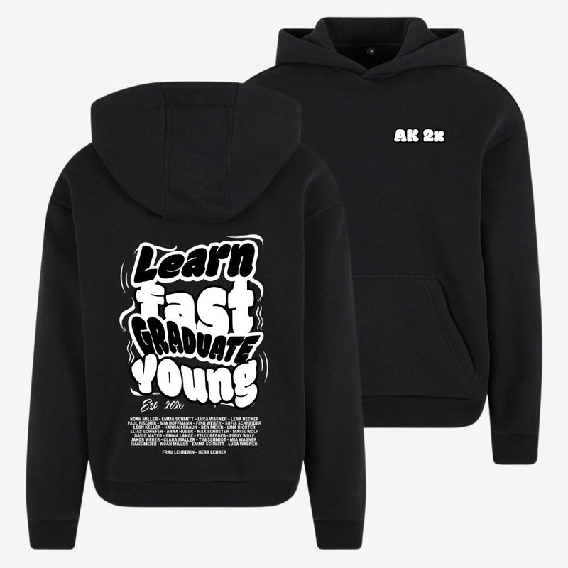 AK LEARN FAST GRADUATE YOUNG 15 - shirtival