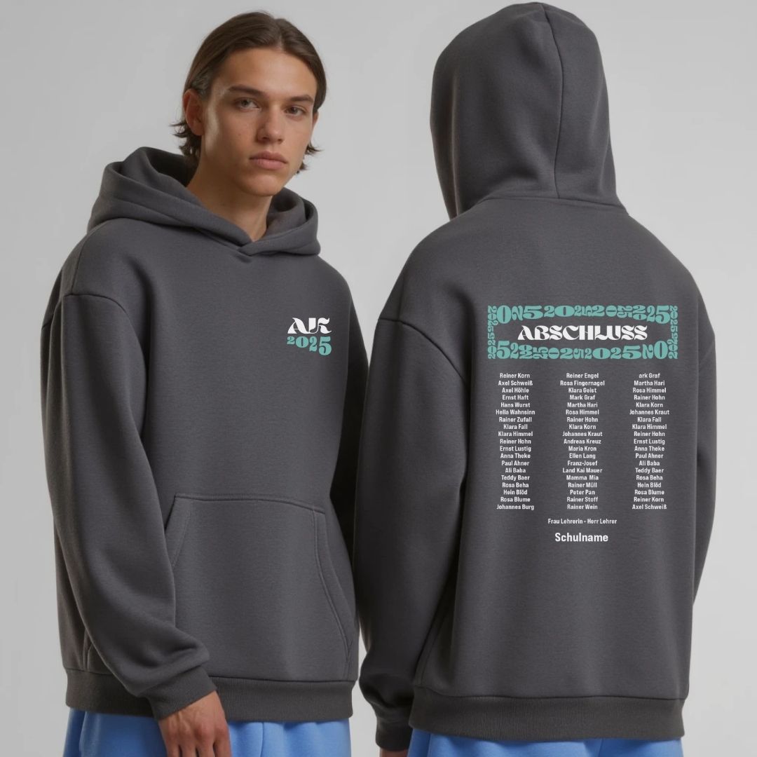 AK NUMBERS #3 | shirtival - Abschluss Pullover - Abipulli- Abschlusspulli - Abimotto 2025 - Abschlussmotto - Abschluss Hoodie