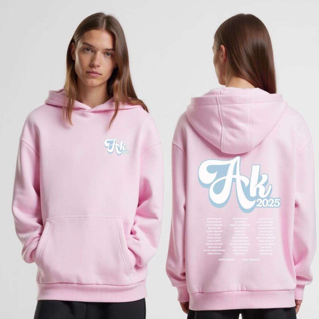 AK RETRO #1 | shirtival - Abschluss Pullover - Abipulli- Abschlusspulli - Abimotto 2025 - Abschlussmotto - Abschluss Hoodie