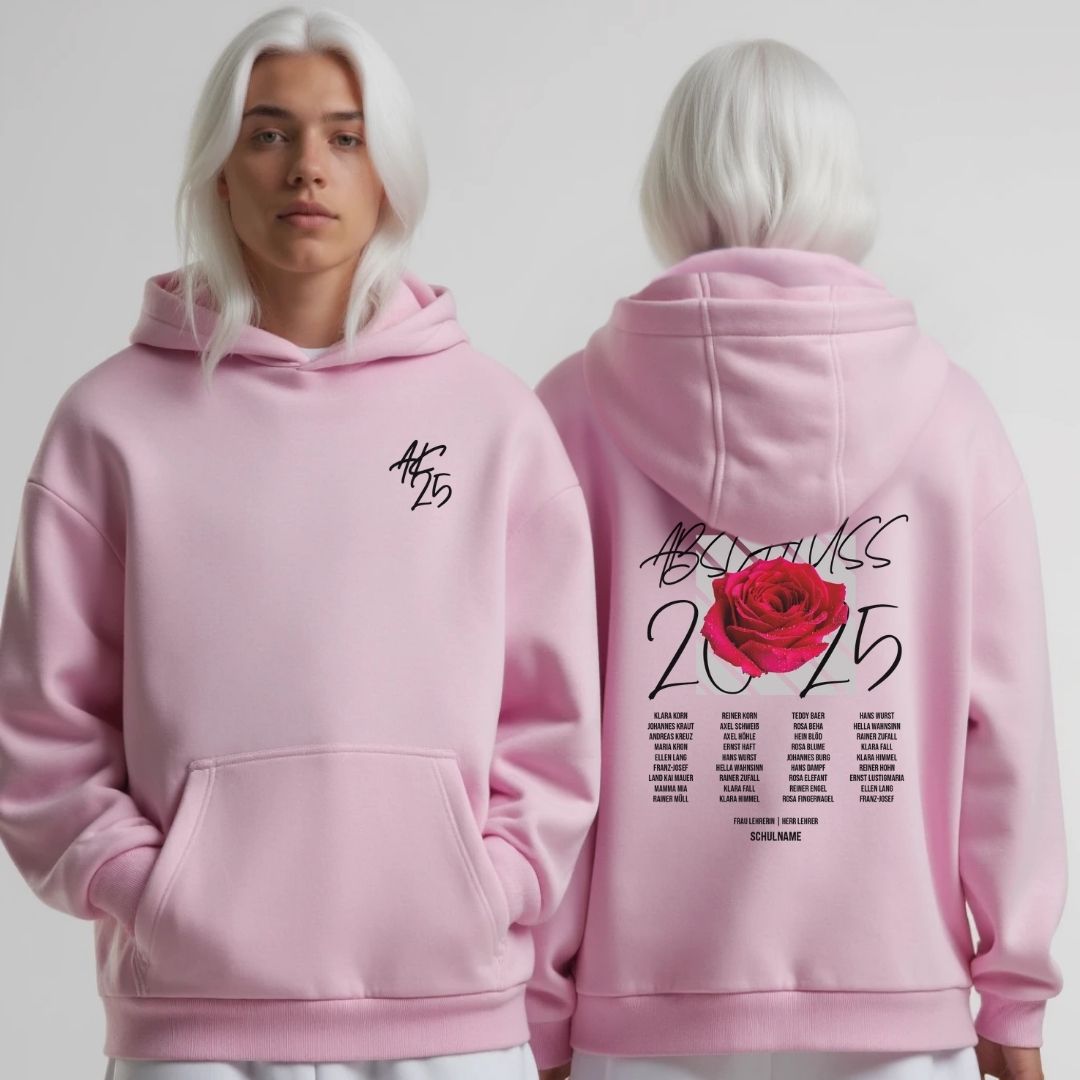 AK ROSE #1 | shirtival - Abschluss Pullover - Abipulli- Abschlusspulli - Abimotto 2025 - Abschlussmotto - Abschluss Hoodie