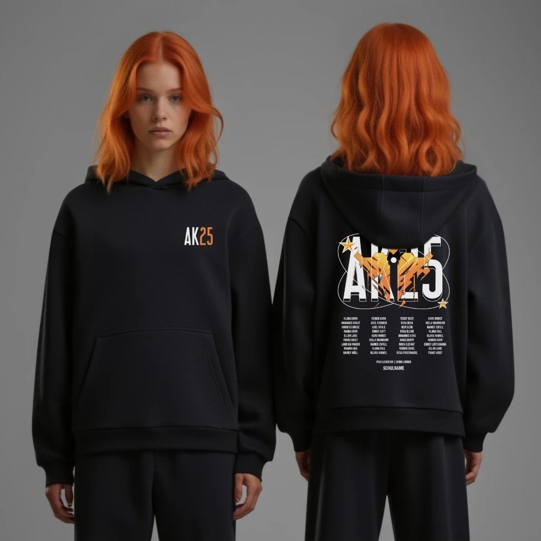 AK STARS #2 | shirtival - Abschluss Pullover - Abipulli- Abschlusspulli - Abimotto 2025 - Abschlussmotto - Abschluss Hoodie