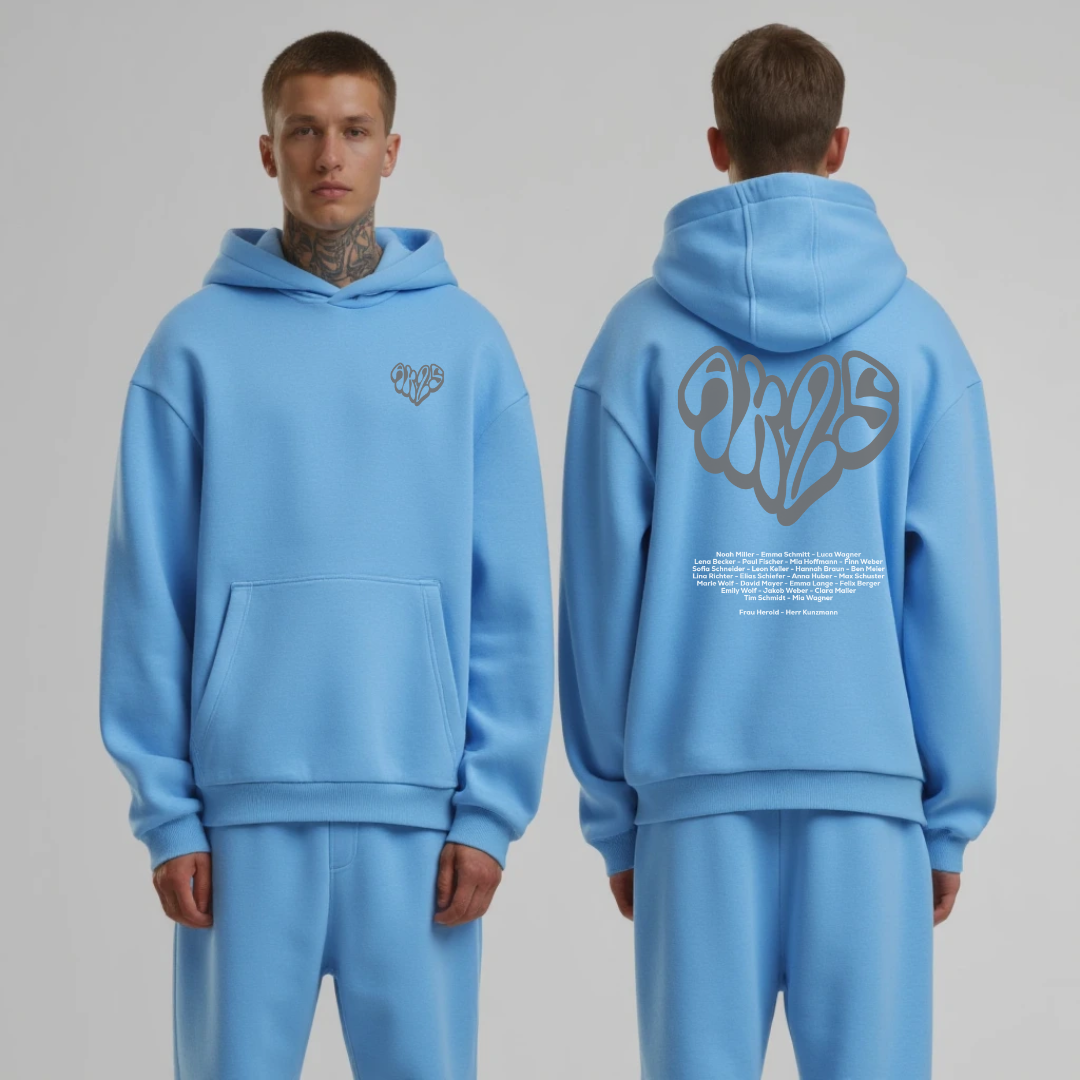 AK HEART #3 | shirtival - Abschluss Pullover - Abipulli- Abschlusspulli - Abimotto 2025 - Abschlussmotto - Abschluss Hoodie