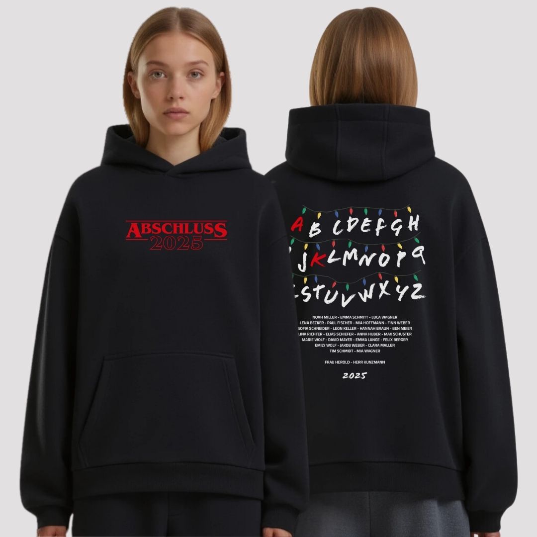 AK STRANGE THINGS #1 | shirtival - Abschluss Pullover - Abipulli- Abschlusspulli - Abimotto 2025 - Abschlussmotto - Abschluss Hoodie